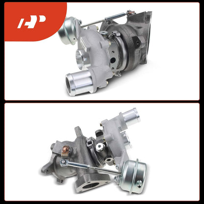 A-Premium - Kit completo de turbocompresor turbo izquierdo y derecho, con actuador y junta de desagüe, compatible con Ford Explorer, Flex, interceptor policial, Tauro, MKS, MKT, 3.5L, repuesto #