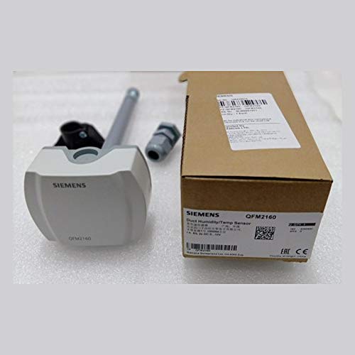 Siemens Sensor de conducto de temperatura y humedad QFM2160 (rango de temperatura: 32.0 °F a 122.0 °F) para sistemas de aire acondicionado y ventilación, HVAC, automóviles por Siemens Modelo: QFM2160