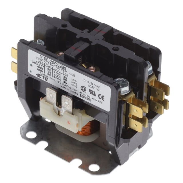 TE Connectivity Potter & Brumfield Relays 3100-20Q5999 3100, Products Unlimited Montaje de chasis 24VCA