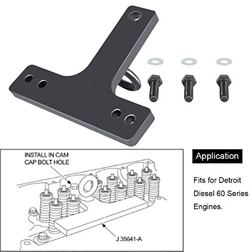 J-35641-A Herramienta de soporte de elevación de culata y J-35996-A de brazo basculante para Detroit Diesel 60 Series