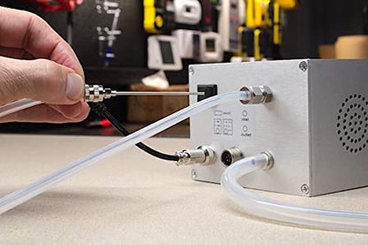 Analizador de gas argón | Calibración NIST de EE. UU. | Bomba y sonda incorporadas | 0-100% con resolución de 0.1 ppm | Probador de fugas y pureza |