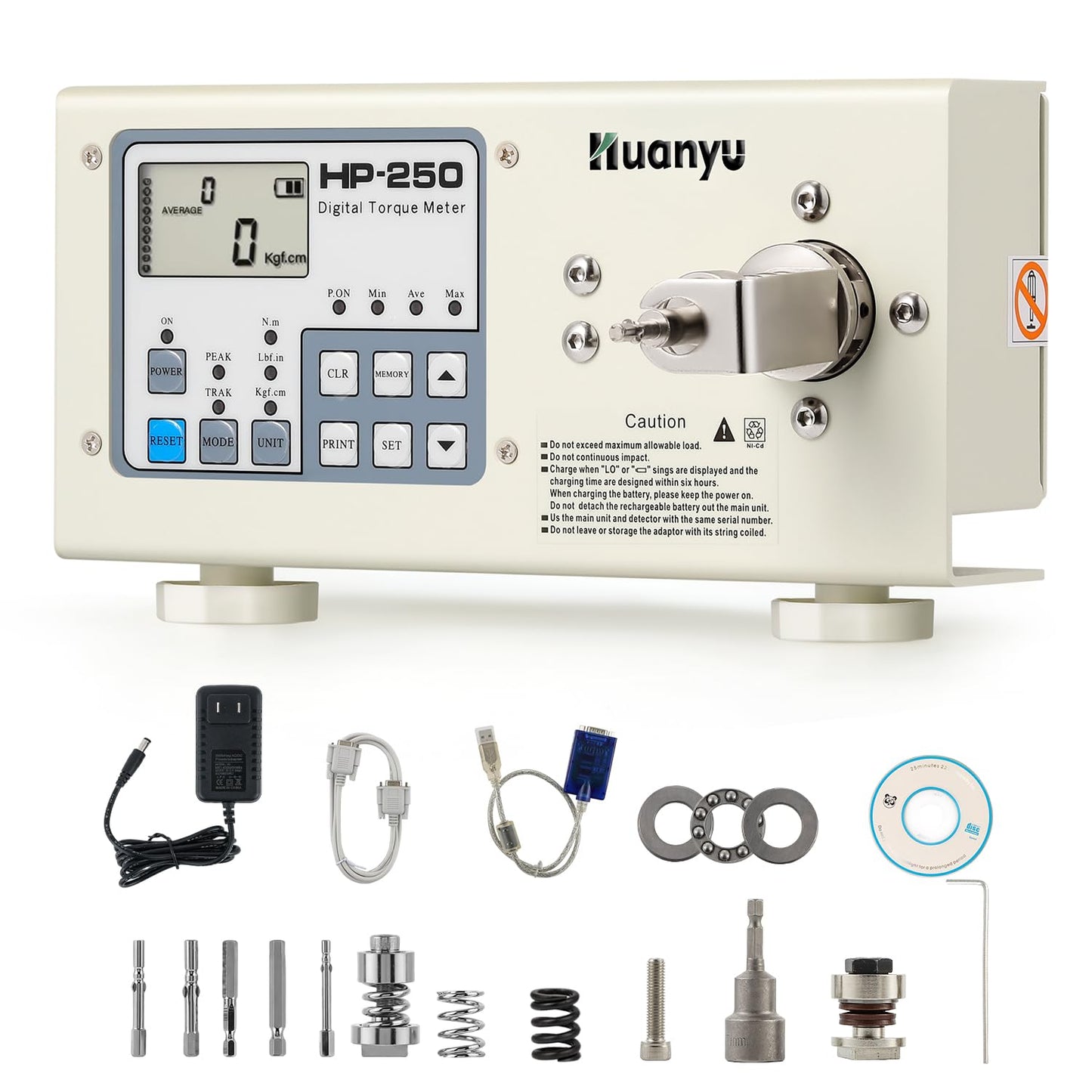 HUANYU HP-250 Digital Torquing Meter Screw driver/Wrench measure/Tester