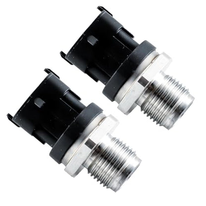0281006327 Sensor de presión de riel de combustible de inyección de combustible 0281002850 5261237 compatible con Cummins Cargo ISB 4.5 ISB 6.7 motor diesel de repuesto para Dodge Ram 2500 3500 6.7L