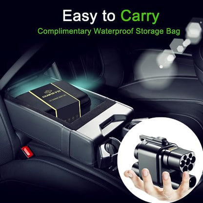 Adaptador CCS2 a CCS1 Adaptador EV Cargador Adpater, DC 1000V 250A CCS2 a CCS1 Enchufe Adaptador de Carga de Coche Conector de Cargador EV