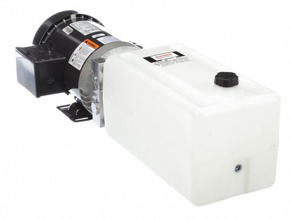 Unidad de potencia hidráulica MONARCH: 1,4 gpm, presión máxima de 1000 psi, 1 hp, capacidad del depósito de 1,6 gal. Modelo del fabricante M-4504-0161
