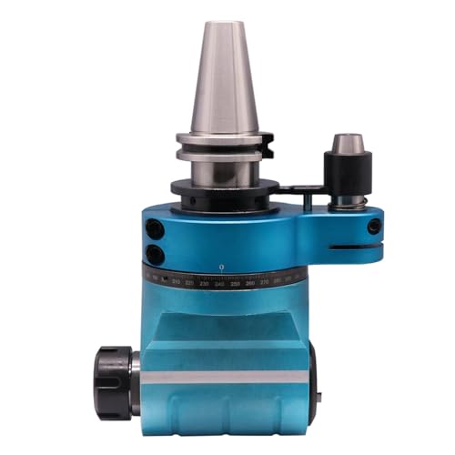 BestParts AG90-CAT40-ER32-60 Mandril con boquilla de cabeza de ángulo fijo, ángulo de 90°, relación de engranaje 1:1, estilo integral de estructura sólida