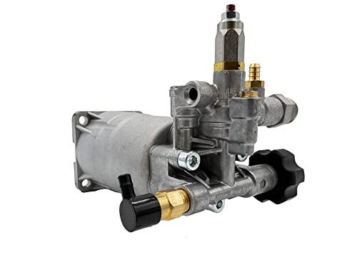 Annovi Reverberi RQV25G26D-EZ Bomba de repuesto de eje hueco de ¾ pulgadas. 2600 PSI, 2.5 GPM, 166 Bar, 3400 RPM, válvula de arranque fácil, válvula de alivio térmico, salida de detergente,
