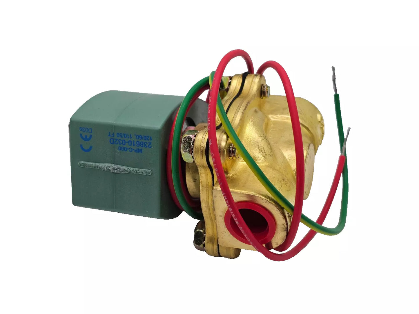 válvula solenoide Asco 8210G93 Red-Hat de 3/8" NPT, 150 PSI. Latón, 2 vías