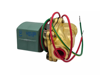 válvula solenoide Asco 8210G93 Red-Hat de 3/8" NPT, 150 PSI. Latón, 2 vías