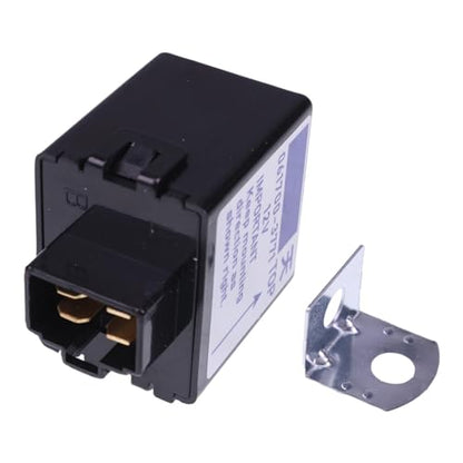 HOLDWELL Relé de parada solenoide de relé de retardo de tiempo de 12 V 061700-3770 0617003770 compatible con el motor Denso Kubota B1550D B1550HST B1750HST B2150E B7410D BX1830D BX2200D BX2330D 115D