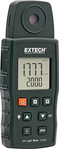 Extech UV510 Verde Medidor de luz - Fotómetro (58 mm, 25 mm, 141 mm, 160 g, AAA, Batería)