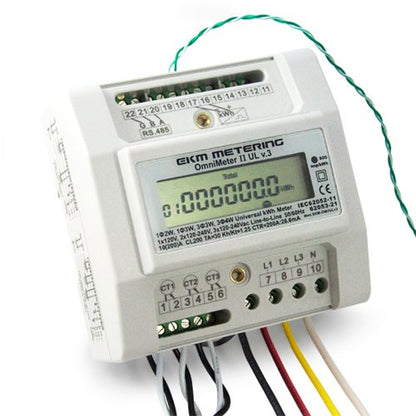Medidor de kWh - Universal EKM OmniMeter II UL v.3