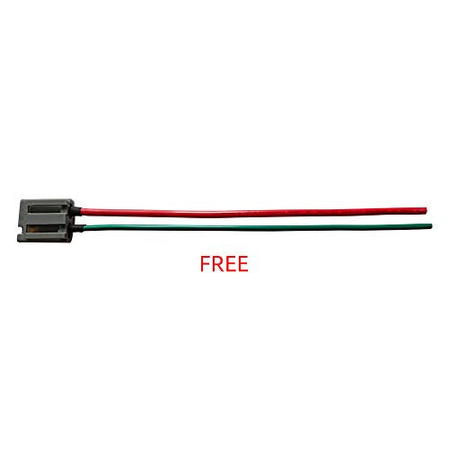 Distribuidor HEI de Rendimiento MAS con Tapa Roja y Kit de Cableado Incluyendo Bobina de 65K Compatible con Chevy 305-454 Chevrolet C10 GMC SBC BBC 350-400 4.3L 5.0L 5.7L 6.6L 7.4L