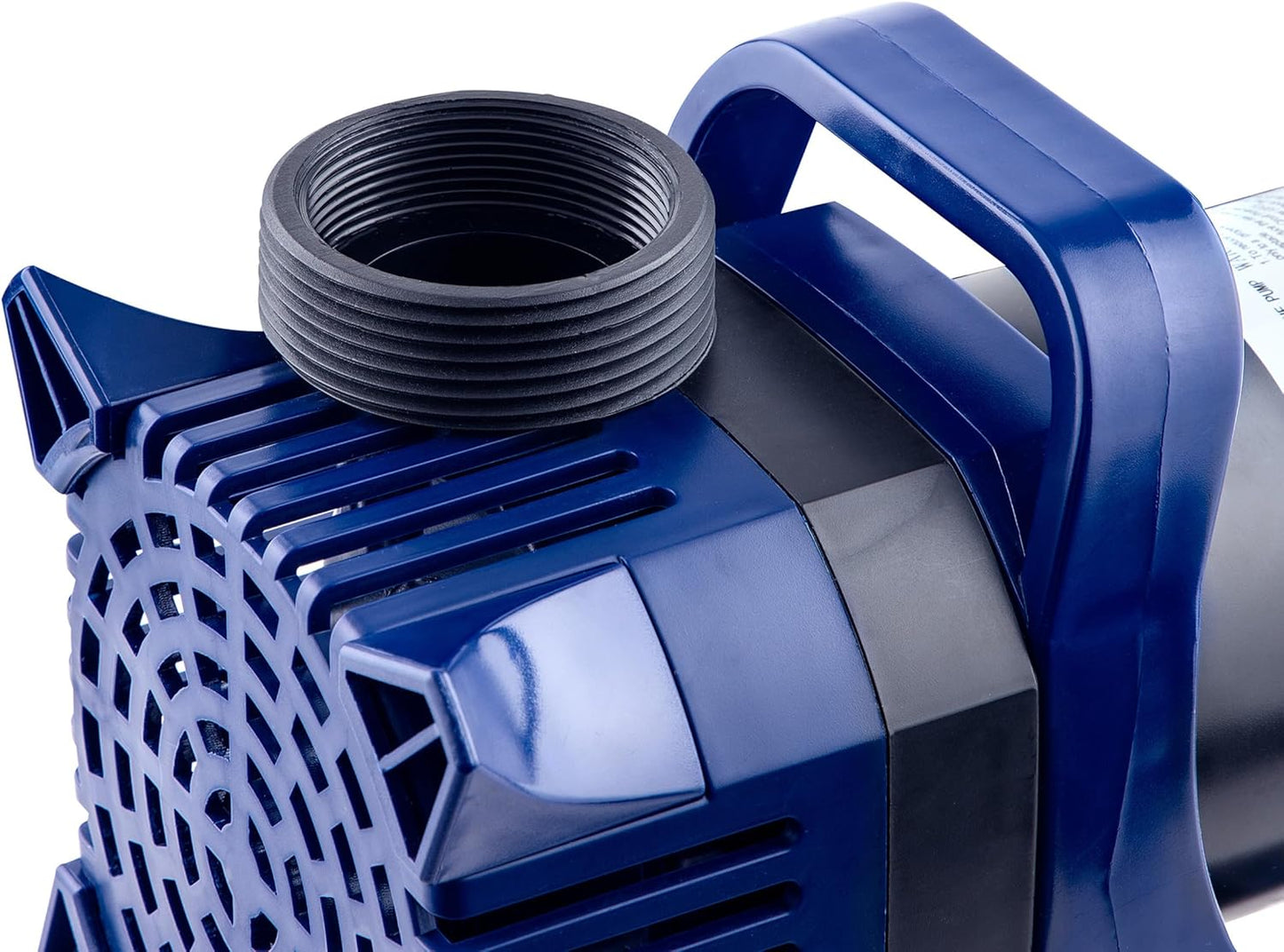 Alpine Corporation Bomba de agua sumergible de 8000 GPH con cable de 33 pies y adaptadores para estanques, fuentes, cascadas y circulación de agua, 540 vatios y 26 pies de elevación de funcionamiento