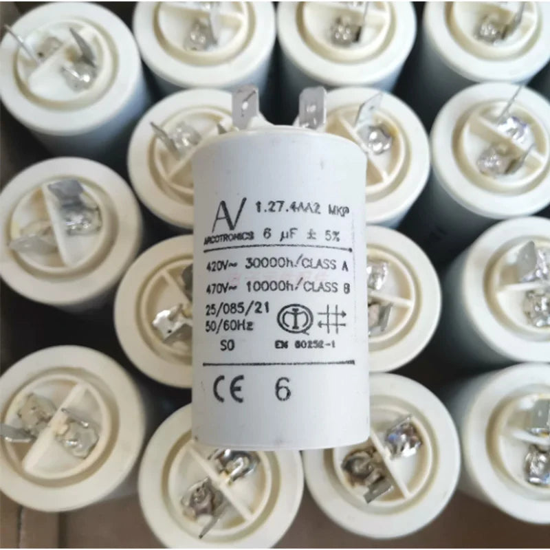 Condensador de arranque ARCOTRONICS 1.27.4AA2 MKP 6uF/5uF/8uF/3.5uF específico de ABB