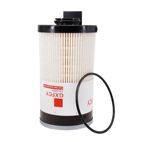 FS20081 Filtro separador de agua de combustible para reemplazar PF46171 L20081 A245007 RH32032 SF57030 compatible con motores diésel ISB ISL DD5 DD8 Detroit 2017 (paquete de 1)
