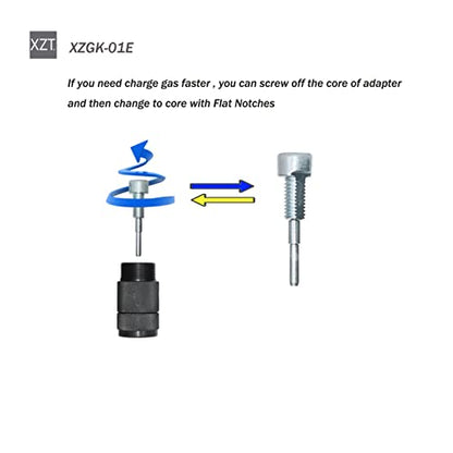XZT GK-01SD Sistema de carga de nitrógeno acumulador hidráulico, kit de prueba de presión de nitrógeno, herramientas de carga de gas