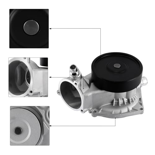 AW6708 - Bomba de agua (4.4L V8 solamente) para BMW 550i GT xDrive 10-17,650i X5 10-18,650i xDrive Gran Coupe 12-19,750i xDrive 09-16,750Li xDrive 09-19, Alpina B6 xxxxDrive Gran Coupe Coupe