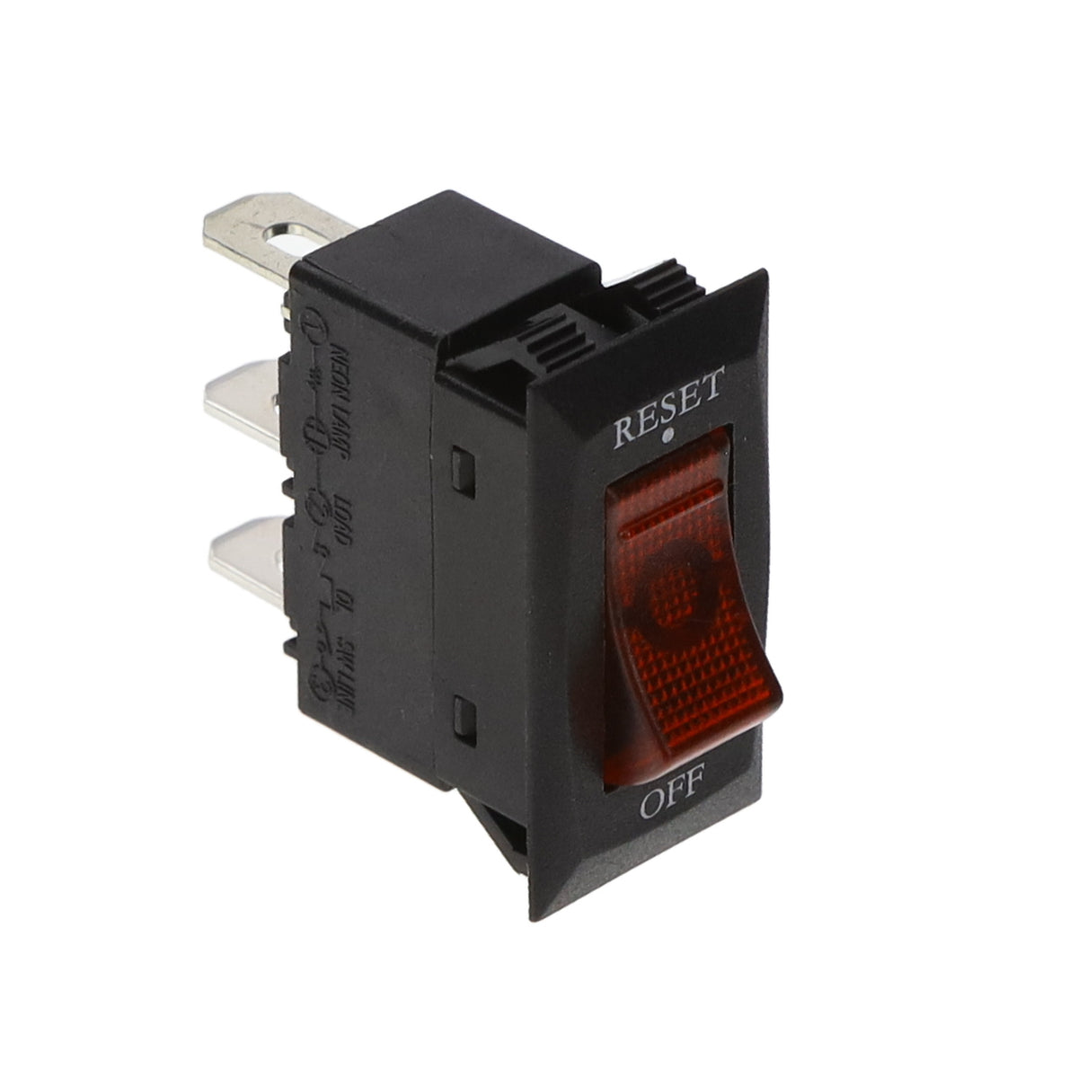 Carling Technologies C1005B3B101BR3 C1005B Montaje en panel Térmico 10A