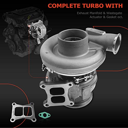 A-Premium HX55 HX55W Turbo Turbocompresor Kit compatible con Cummins Truck ISM ISME M11 Motor 1999-2012 10.8L