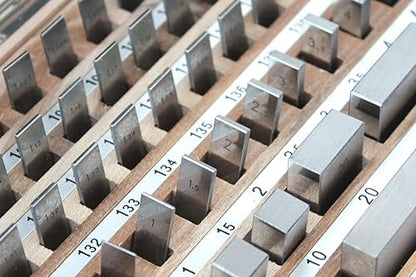 Accusize 0087-2160 - Juego de bloques de calibración métrica, grado 2, estándar alemán Din861 con certificado Mfg, 0087-2160