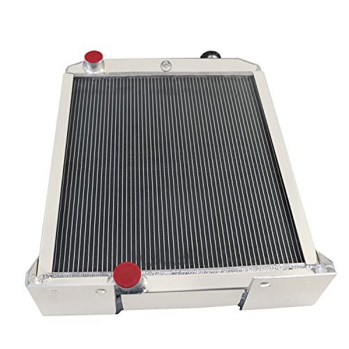 Radiador de tractor para John Deere AT146006 410D 410B 410C 415 510B C 515 610 510D, radiador de aluminio de 4 filas