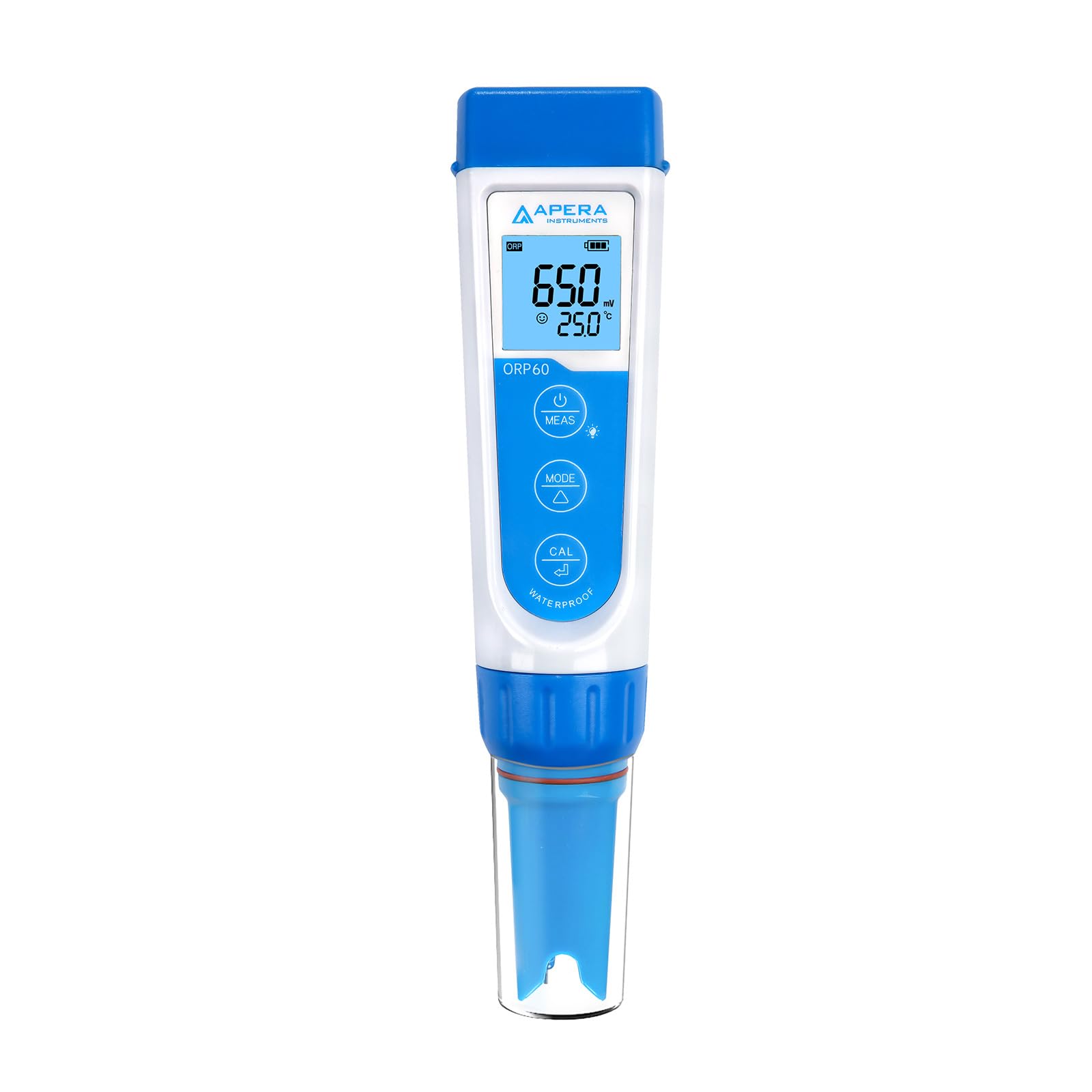 Apera Instruments Premium Line ORP60 - Kit de probador de bolsillo ORP, sonda reemplazable, precisión de 1 mV/±0.2% F.S, rango de ±1000 mV