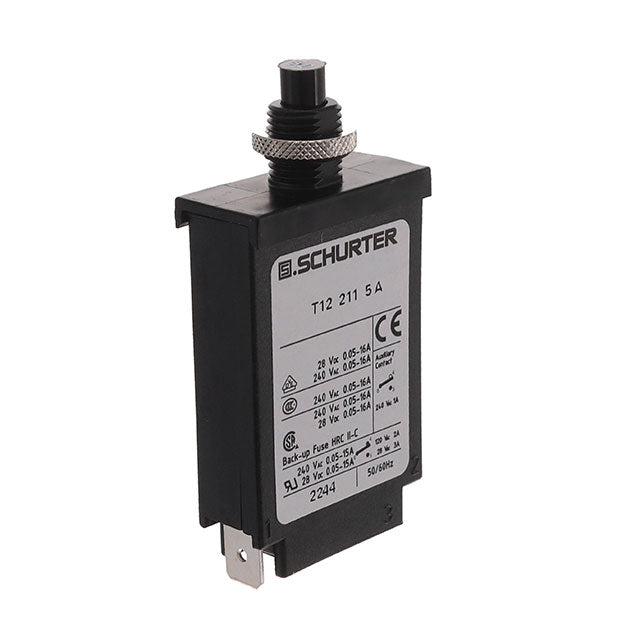SCHURTER Inc. 4410.0101 T12 Montaje en panel Térmico 5A