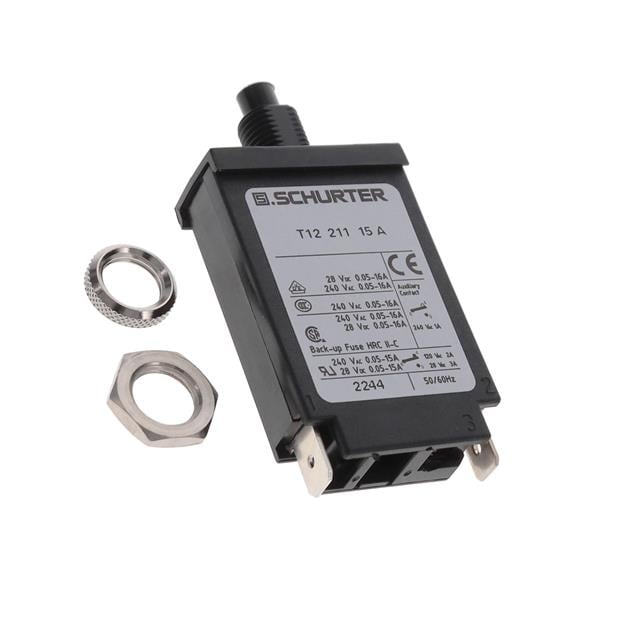 SCHURTER Inc. 4410.0151 T12 Montaje en panel Térmico 15A