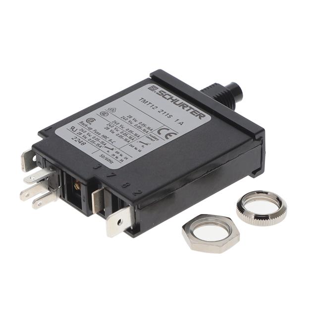 SCHURTER Inc. 4410.0259 TM12 Montaje en panel Termomagnético 1A