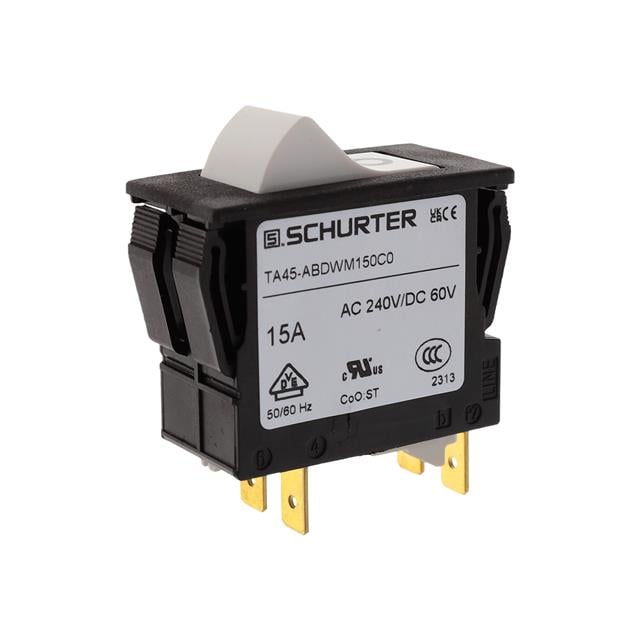 SCHURTER Inc. 4430.089 TA45 Montaje en panel Térmico 15A