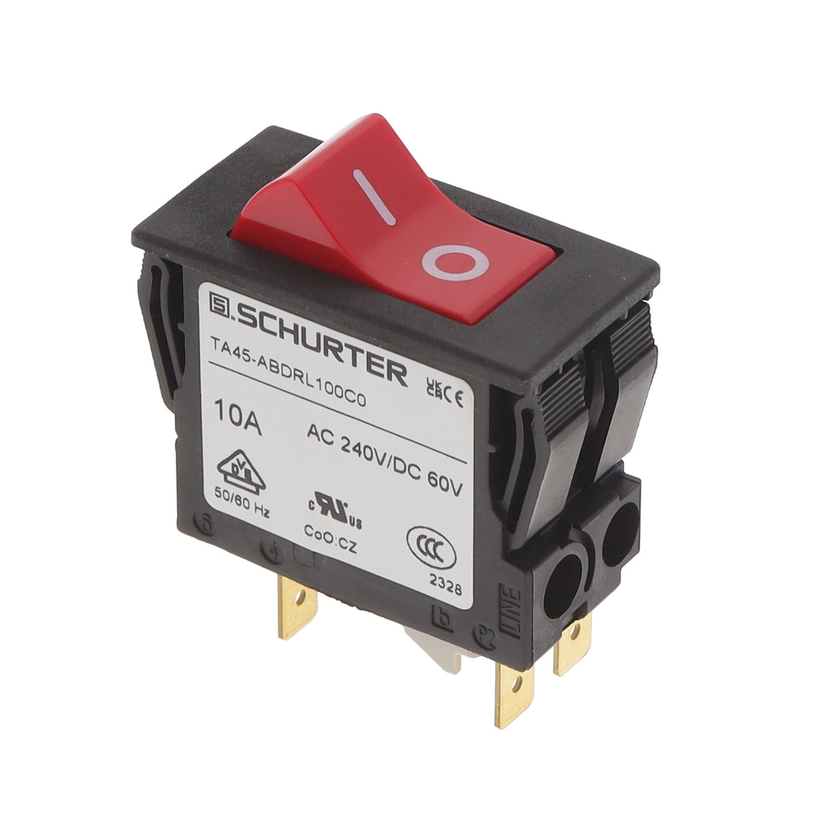 SCHURTER Inc. 4430.0963 TA45 Montaje en panel Térmico 10A