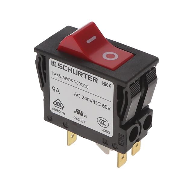 SCHURTER Inc. 4430.122 TA45 Montaje en panel Térmico 9A