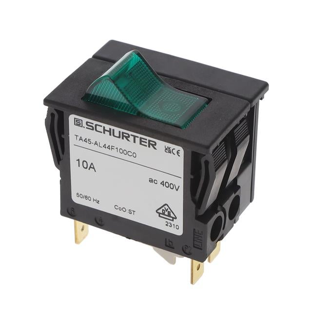 SCHURTER Inc. 4430.2513 TA45 Montaje en panel Térmico 10A