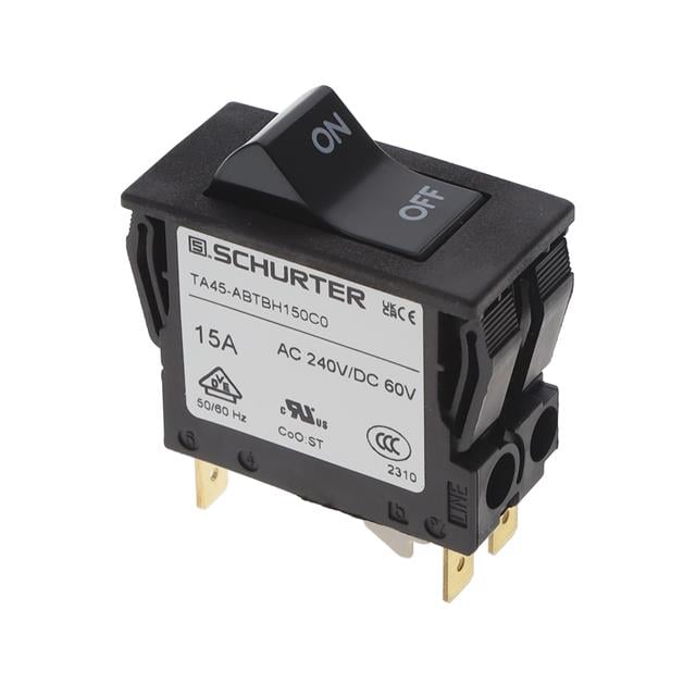 SCHURTER Inc. 4430.277 TA45 Montaje en panel Térmico 15A