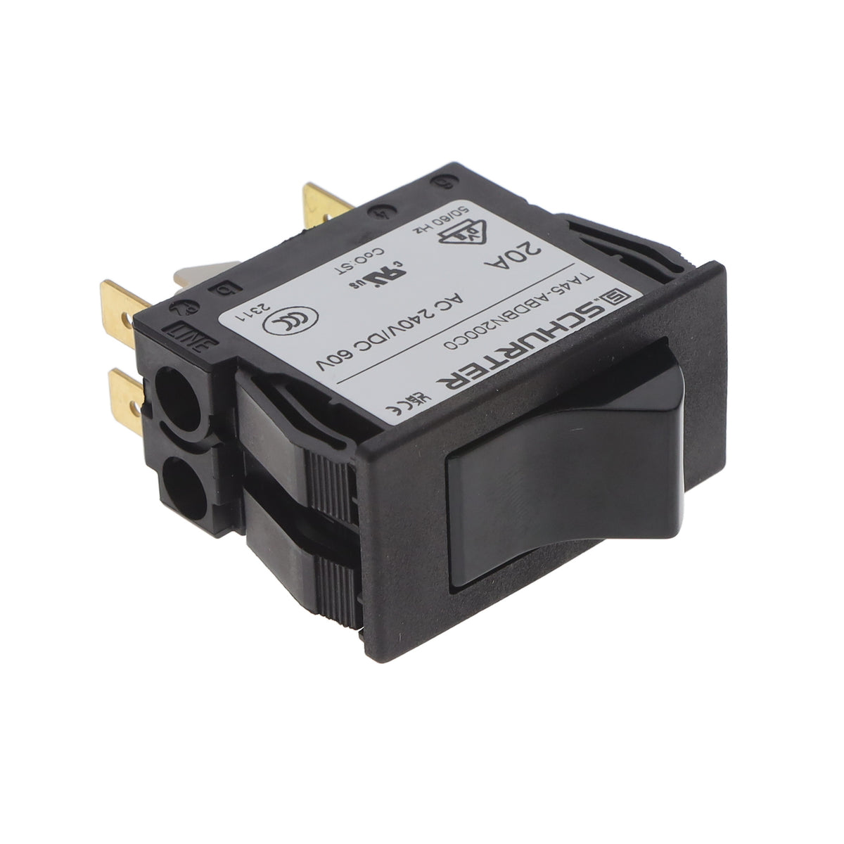 SCHURTER Inc. 4430.2856 TA45 Montaje en panel Térmico 20A