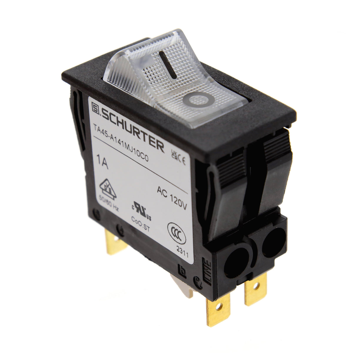 SCHURTER Inc. 4430.2862 TA45 Montaje en panel Térmico 1A