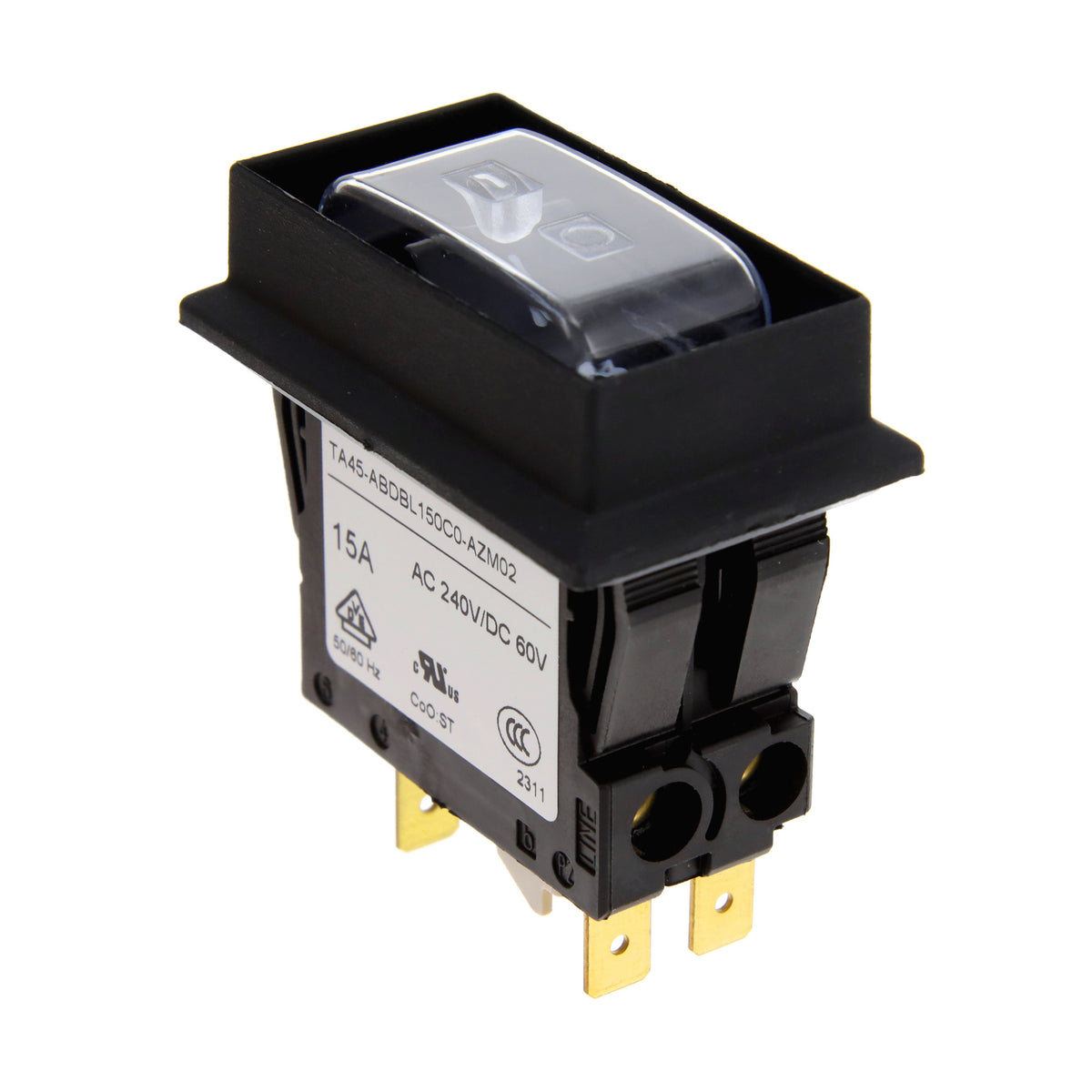 SCHURTER Inc. 4430.297 TA45 Montaje en panel Térmico 15A