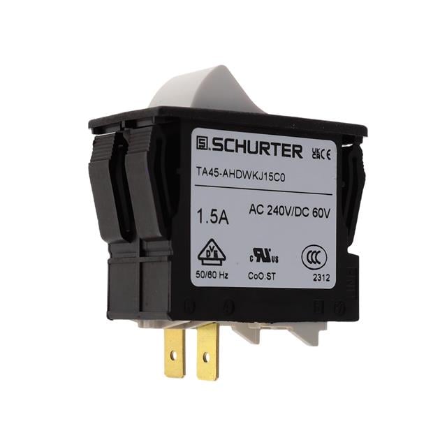 SCHURTER Inc. 4430.332 TA45 Montaje en panel Térmico 1.5A