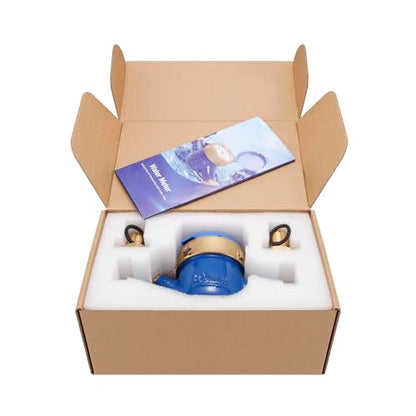 Medidor de agua Measman, acoplamientos NPT de 3/4 pulgadas