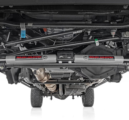 Rough Country Estabilizador de dirección dual N3 para Ford Super Duty 05-24 - 8749130