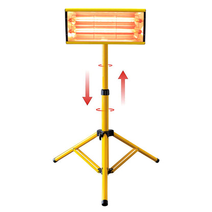 Lámpara de curado de pintura infrarroja de 2000 W de onda corta infrarroja lámpara de calefacción IR para reparación de carrocería de coche, sistemas de curado de pintura, secador de