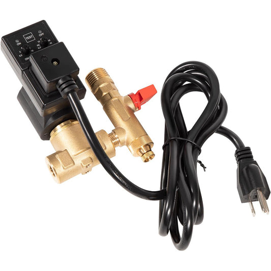 Para válvula de drenaje electrónica Ingersoll Rand Edv200 de 1/4" NPT, 110/120 V