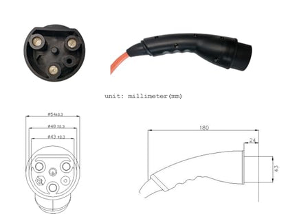 Conjunto de cable de alimentación de carga para carros de golf Evolution ICON, reemplaza al OEM # 2.04.0620