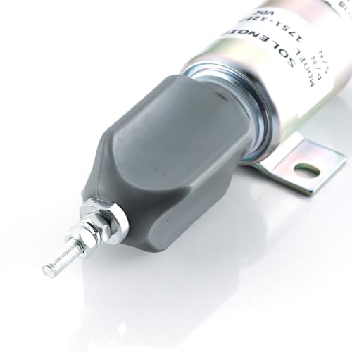 1751-12E2U1B1 - Solenoide de apagado de combustible SA-4984-12 1751-12E2U1B1S repuesto para Woodward 2001 2003 Genie Lift GN77402 GS2668RT GS2669RT GS3268RT GS33RT GS3RT 66RT GSGSGSGS3384 Solenoide de