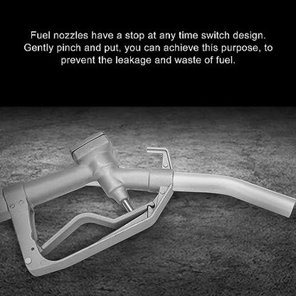 EASYBERG - Bomba de transferencia de combustible eléctrica de aceite diesel de 550 W ~ 110 V, kit de autocebado con medidor de visualización, manguera de 13 pies y kit de boquilla de combustible