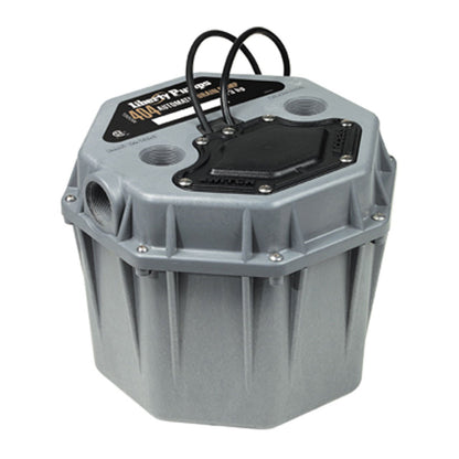 Liberty Pumps 404L Bomba de drenaje compacta de bajo perfil de 1/3 HP