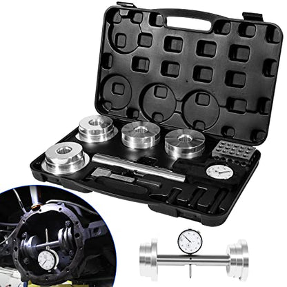 11001 Kit de herramientas de servicio de comprobador de profundidad de piñón diferencial apto para pernos GM 10-14, para Ford 7.5 pulgadas, 8 pulgadas, 8.8 pulgadas, 9 pulgadas, para Dana 30-80, para