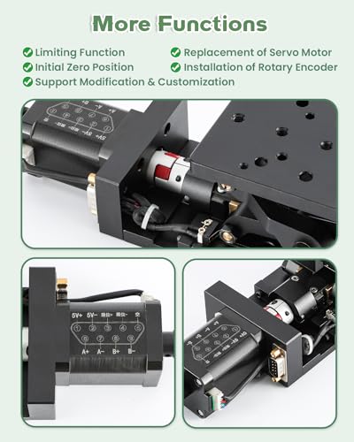 Huanyu 60mm Optical Motorized Vertical Translation Stages Lab Jack Linear Stage