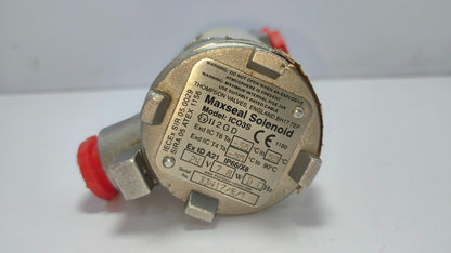 Válvula solenoide de acero inoxidable Maxseal ICO3S Y013AA3H2BS072